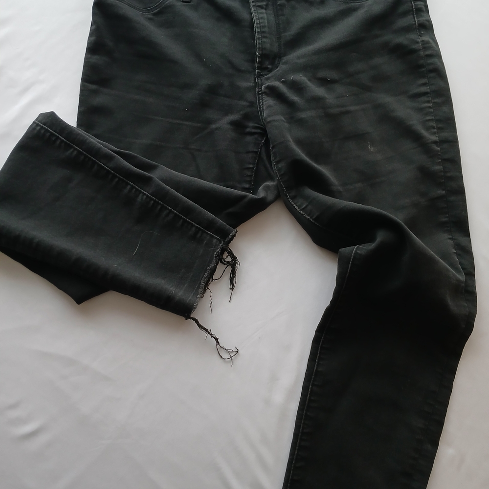 Articles Of Society Black Frayed Hem Jeans